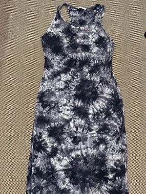 LADIES ACEMI TIE DYE MAXI DRESS M